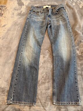 Levi's Men's Faded Blue Straight Jeans
